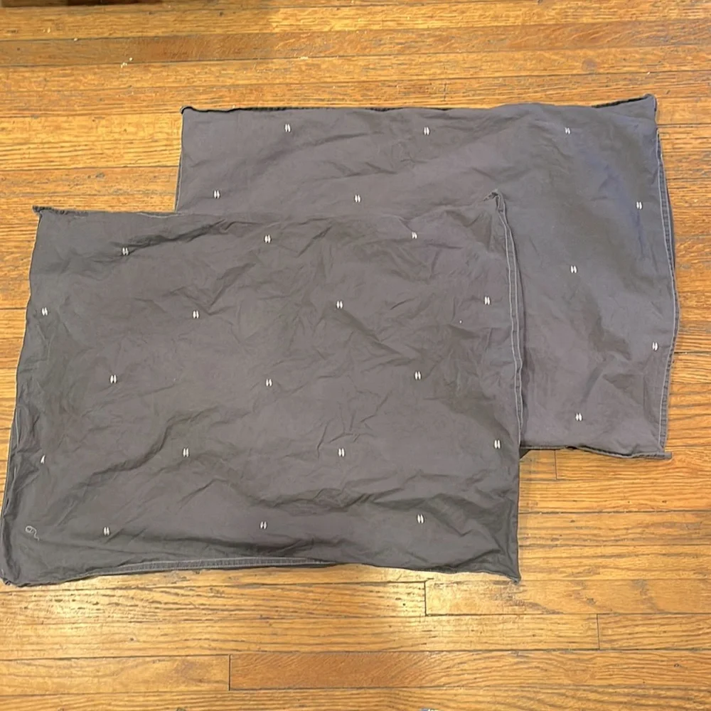 West Elm pillow shams